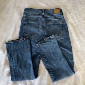American Eagle High Rise Skinny Kick Crop